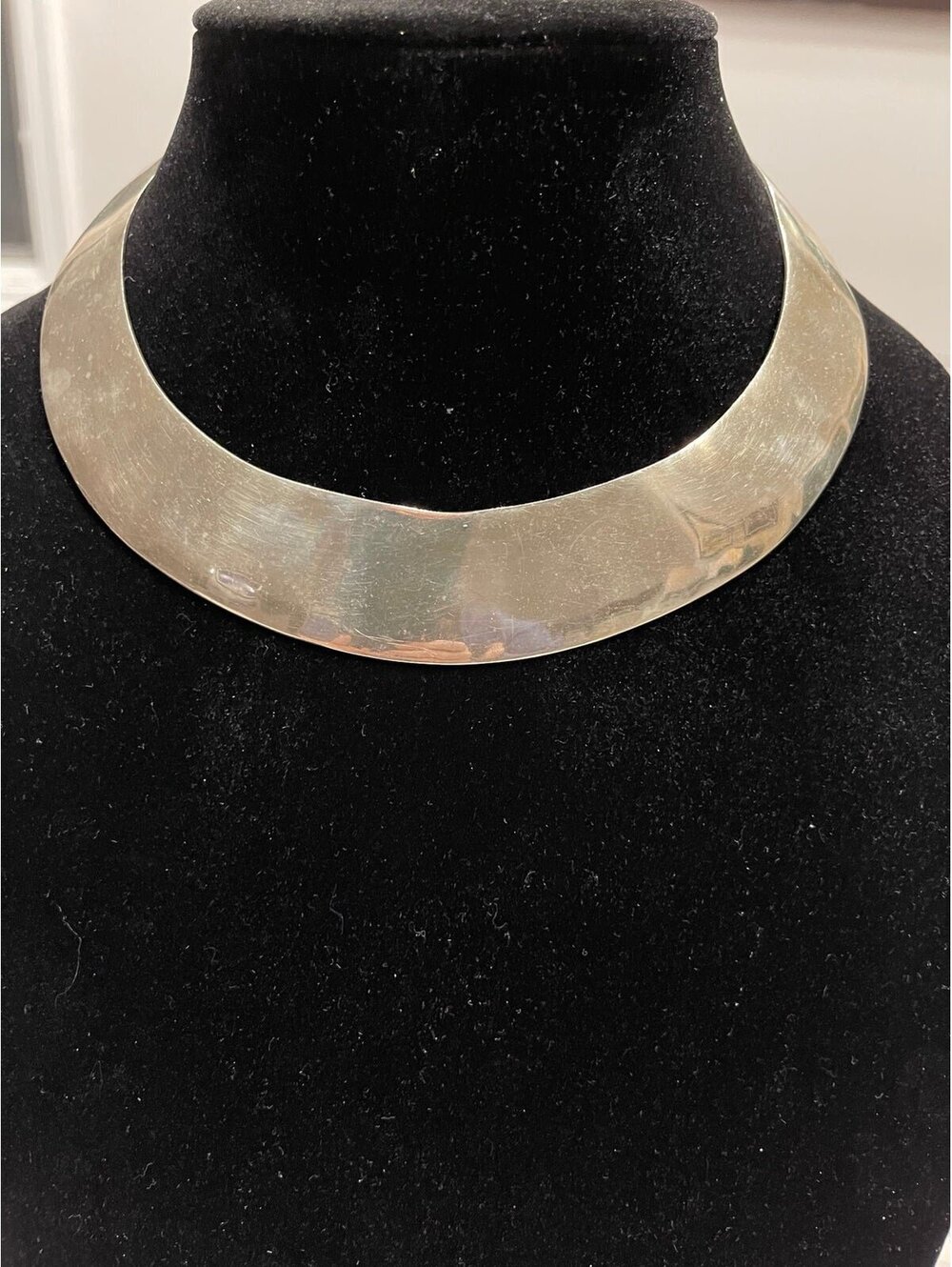 Vintage Audrey Schenk Modernist Collar Necklace